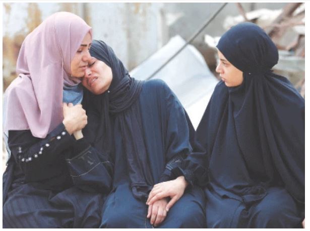 ISRAELI ATTACKS IN GAZA CONTINUE, 78 MORE PALESTINIAN MARTYRS, RELIEF CENTERS ALSO TARGETED