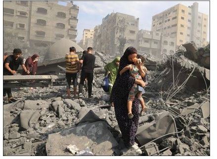 Israeli Bloody Attack In Gaza, Bombing Schools, 60 Palestinian Martyrs