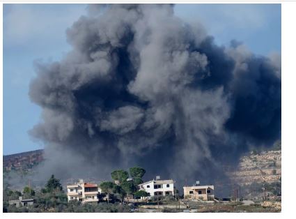 Israeli Airstrikes On Hezbollah Center In Lebanon's Lebanon