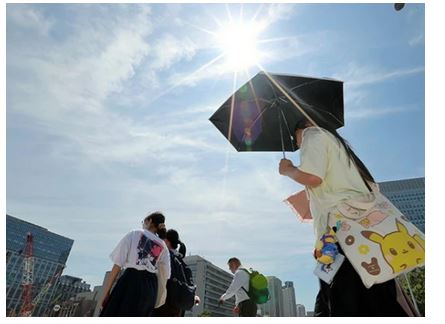 Japan; The 127 -Year -Old Record Of Heat Was Broken In June June was the hottest month in Japan's history