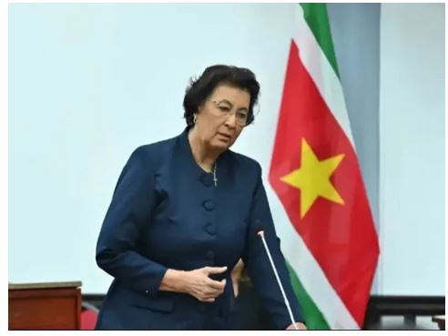 For The First Time In Surinam, A South American Country, A Female President