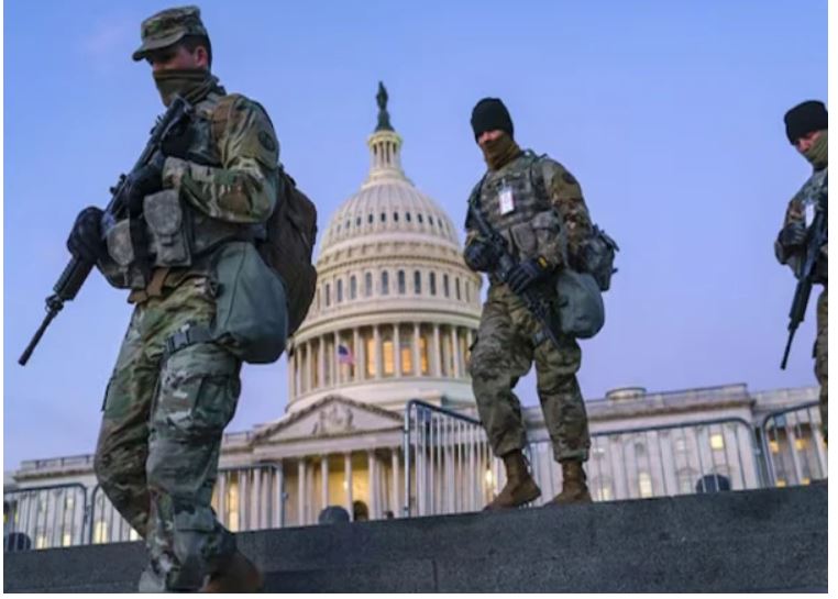Us National Guard Troops To Patrol Washington Dc Armed With Weapons