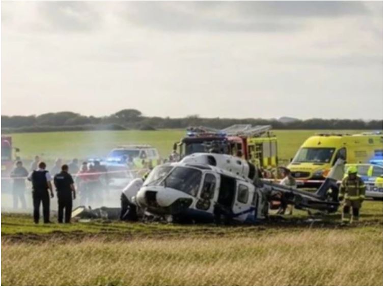 Helicopter Crashes During Training Flight In Britain, 3 Killed