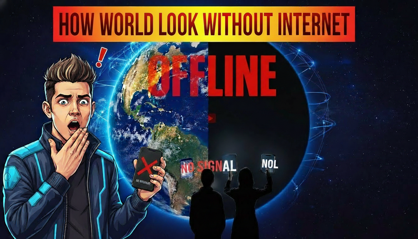What If the Internet Disappeared for 24 Hours? Global Chaos Explained by Science & IT